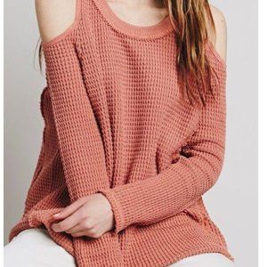 Free People Cold Shoulder Sweater